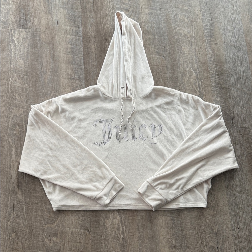 Juicy Couture Cream Hoodie